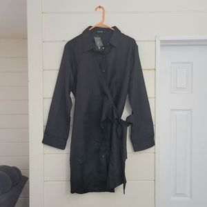 Button up shirt dress